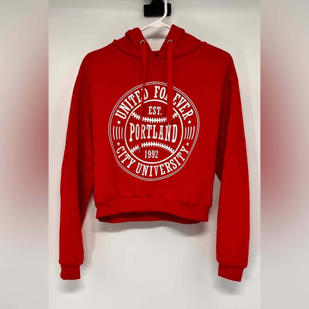 H & M cropped hoodie